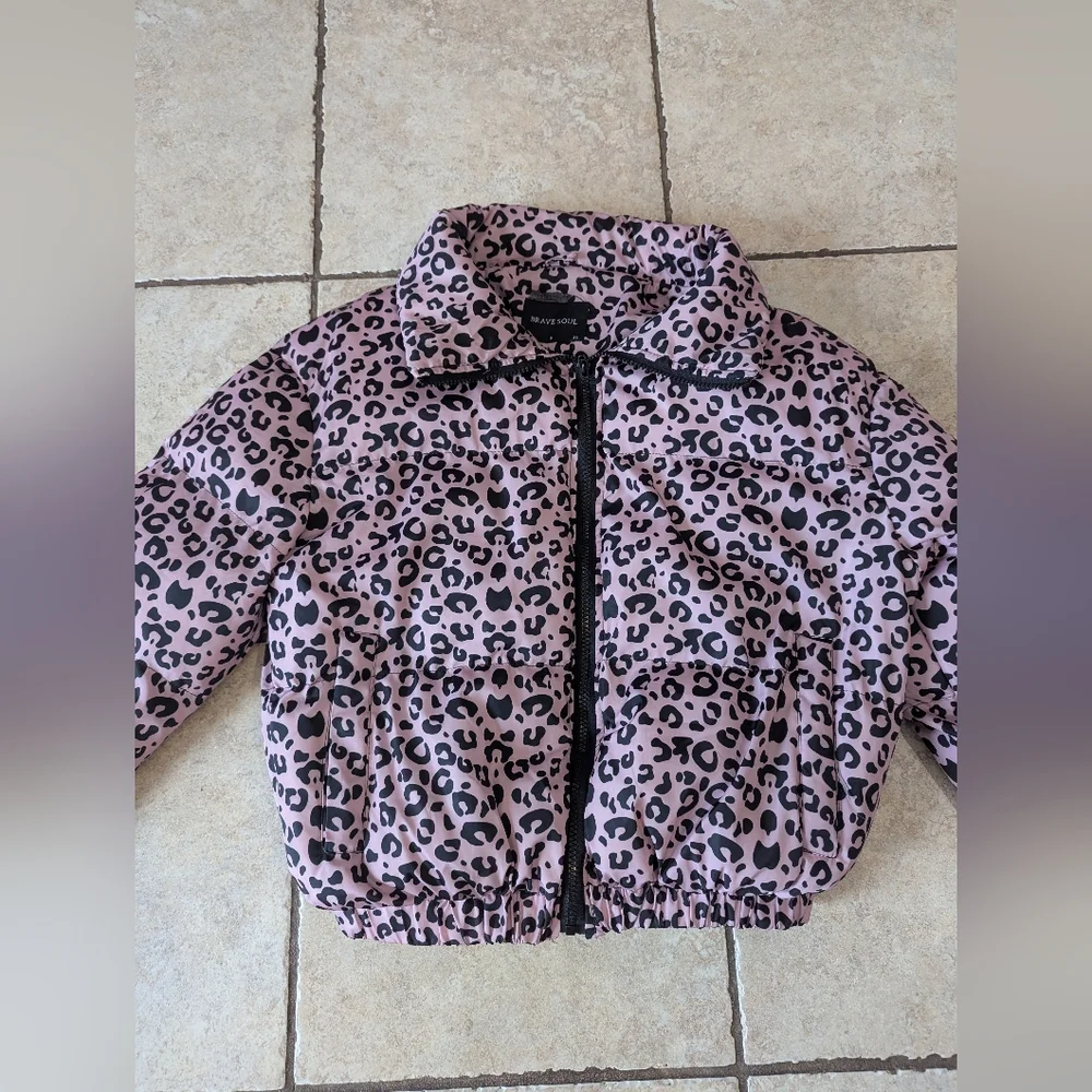 Pink Leopard Jacket XS - Picture 1 of 5